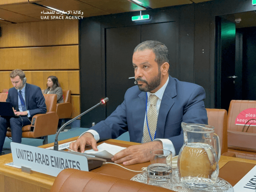 ألقى سعادة سالم القبيسي، المدير العام لوكالة الإمارات للفضاء، كلمةً أمام "لجنة استخدام الفضاء الخارجي في الأغراض السلمية"، ممثلاً دولة الإمارات العربية المتحدة خلال الاجتماع الذي عُقد في فيينا.